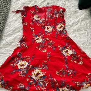 Floral a line dress